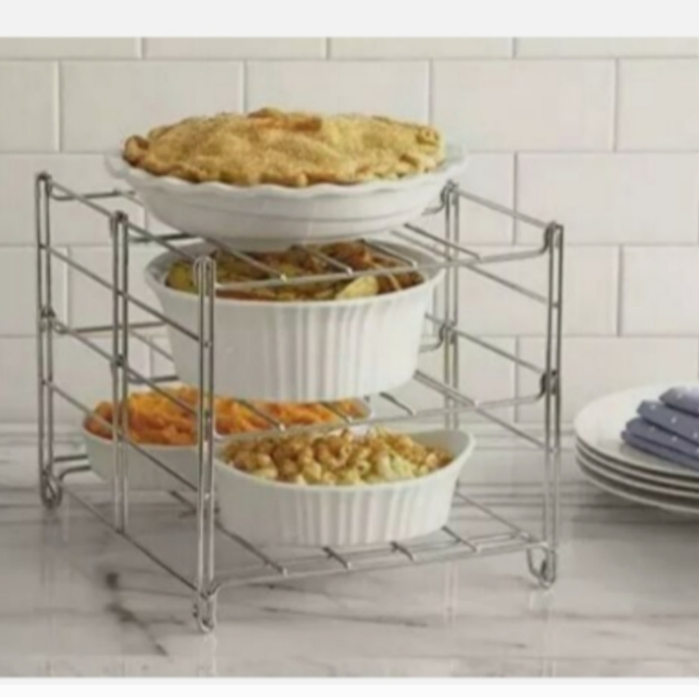 Crofton 3 tier stainless steel oven rack